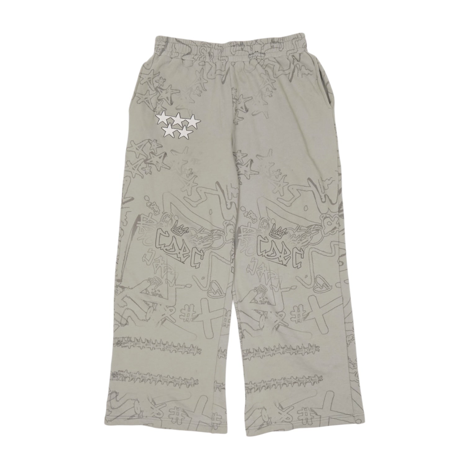 GREY ''GRAFFITI'' SWEATPANTS