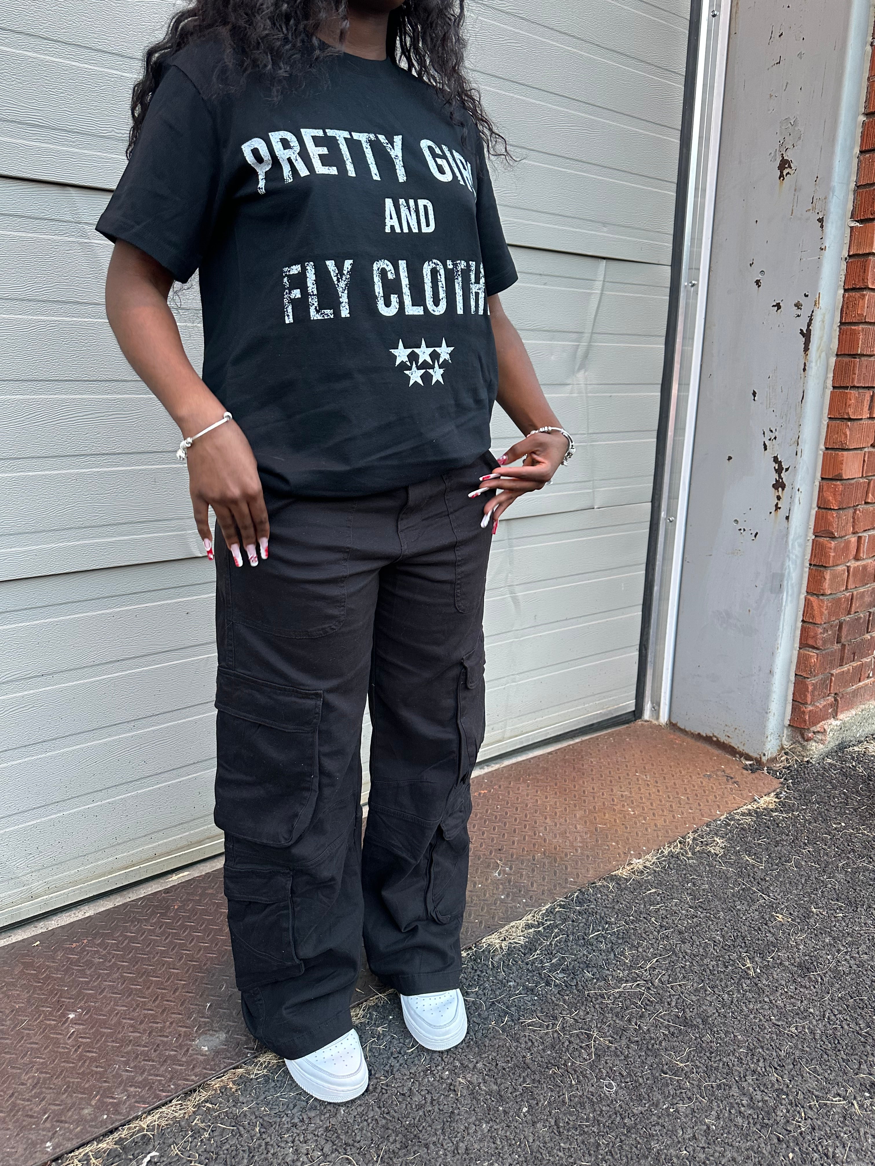 ''PRETTY GIRLS AND FLY CLOTHES'' T-SHIRT