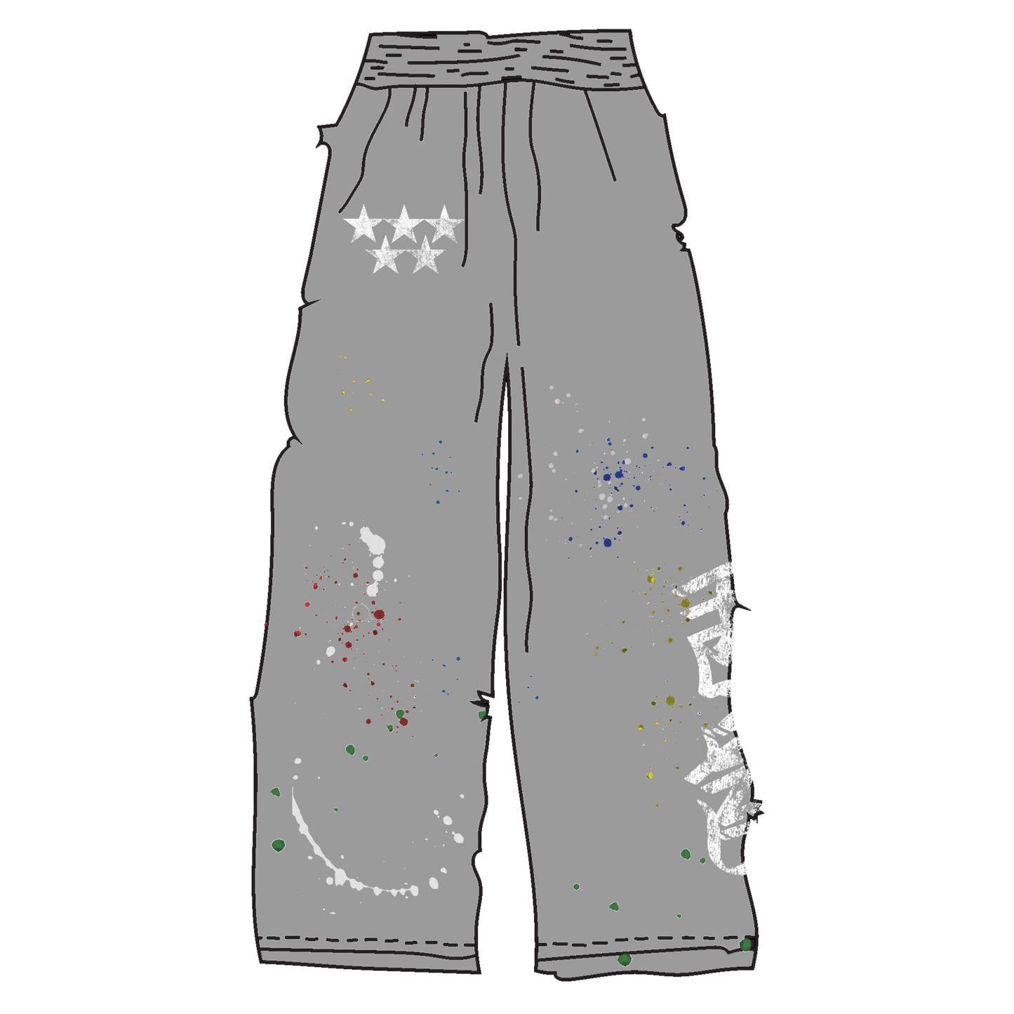 ''THE MIND CLUB'' SWEATPANTS (GREY)