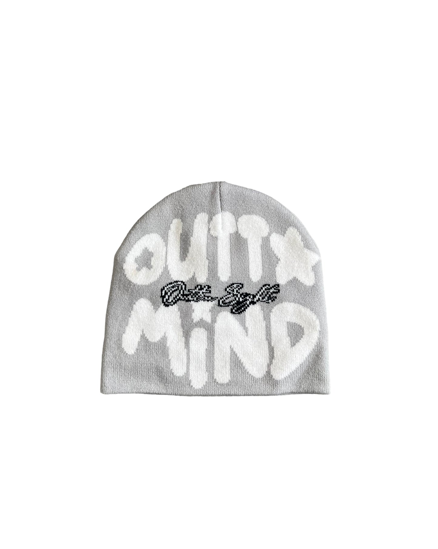 ''OUTTA MIND, OUTTA SIGHT'' BEANIE (GREY)